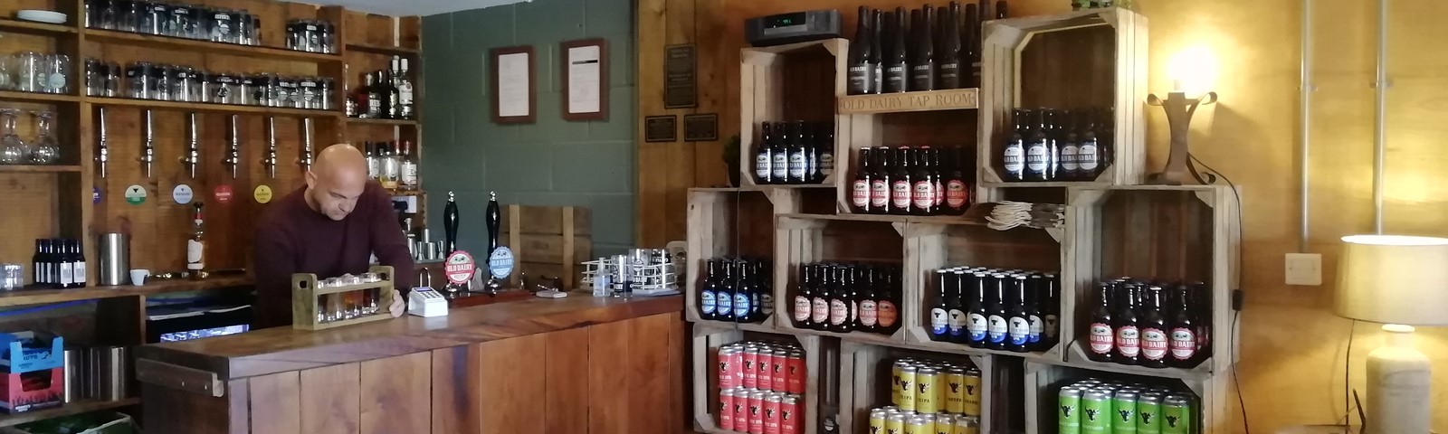 Old Dairy Brewery Taproom2 April2021